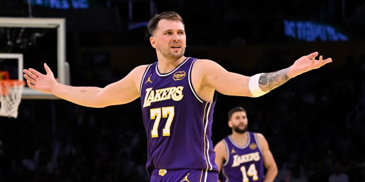 Luka Doncic criticizes Lakers’ NBA Cup court conditions Luka Doncic criticizes Lakers’ NBA Cup court conditions