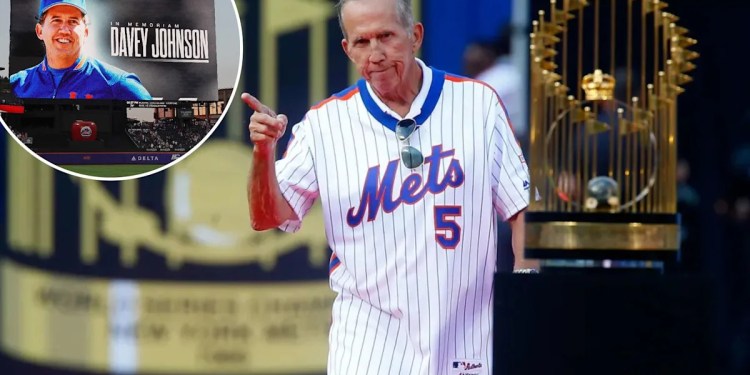 Mets to wear uniform patch for Davey Johnson in 2026 Mets to wear uniform patch for Davey Johnson in 2026