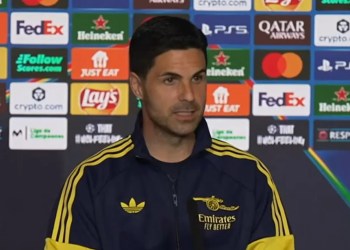 Arteta Confirms Player Absence for Atletico Madrid Match Arteta Confirms Player Absence for Atletico Madrid Match