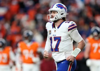 Josh Allen drinks beer before Sabres playoff game against Bruins Josh Allen drinks beer before Sabres playoff game against Bruins