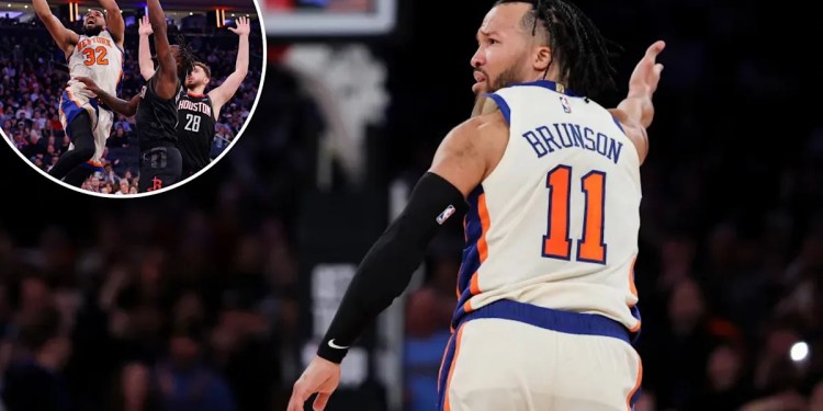 Brunson Leads Knicks to Comeback Win Against Rockets Brunson Leads Knicks to Comeback Win Against Rockets