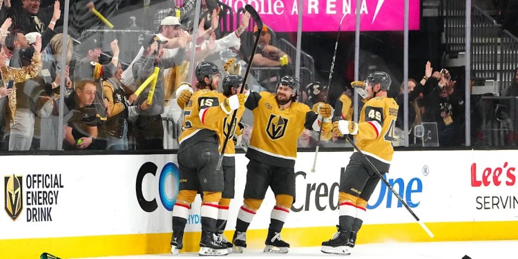 Golden Knights Defeat Flames 6-3 Golden Knights Defeat Flames 6-3