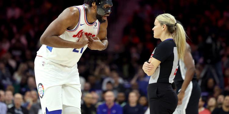 76ers star Joel Embiid ejected for arguing with officials after crashing into Victor Wembanyama in win over Spurs 76ers star Joel Embiid ejected for arguing with officials after crashing into Victor Wembanyama in win over Spurs