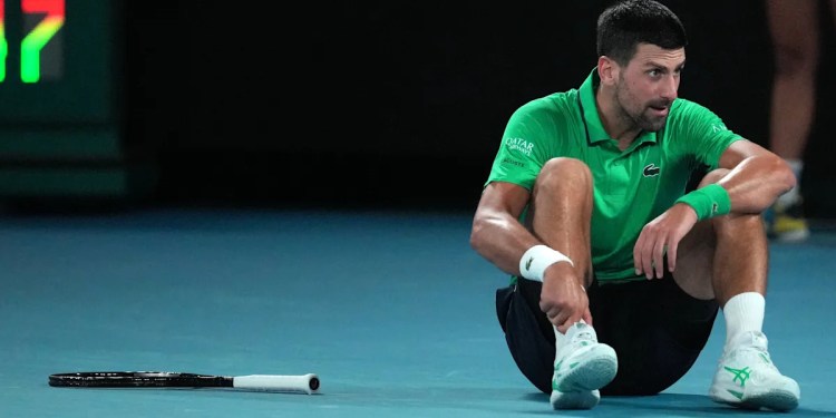 Djokovic wins 400th Grand Slam match, ties Federer at Australian Open Djokovic wins 400th Grand Slam match, ties Federer at Australian Open