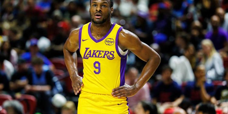 Bronny James’ NBA Summer League game-worn debut jersey sells for ,400 in auction Bronny James’ NBA Summer League game-worn debut jersey sells for ,400 in auction