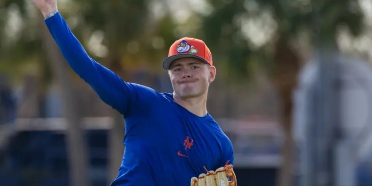 Mets Prospect A.J. Ewing Debuts in Spring Training Mets Prospect A.J. Ewing Debuts in Spring Training