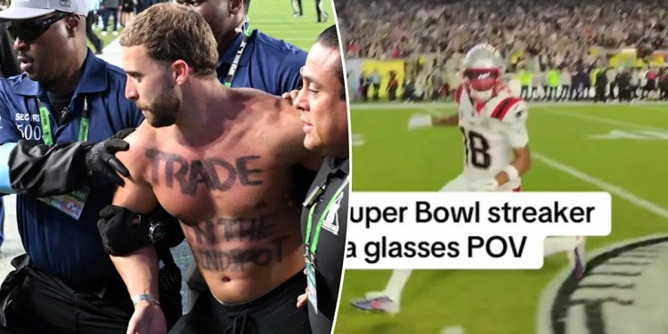 Super Bowl 2026 Field Invader Shares First-Person Video Super Bowl 2026 Field Invader Shares First-Person Video