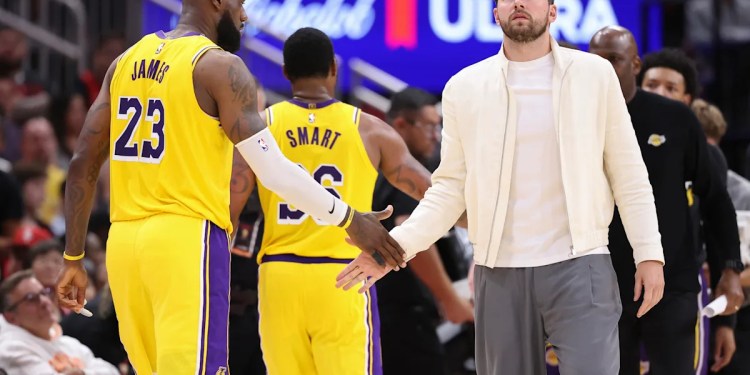 Luka Dončić out for Lakers-Thunder Game 1 Luka Dončić out for Lakers-Thunder Game 1
