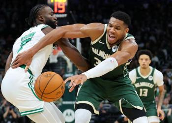Celtics’ Jaylen Brown calls Giannis Antetokounmpo ‘a child’ after offensive foul and fake handshake Celtics’ Jaylen Brown calls Giannis Antetokounmpo ‘a child’ after offensive foul and fake handshake
