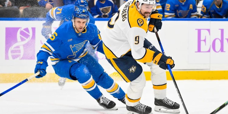 Blues Lose 5-2 to Predators Blues Lose 5-2 to Predators