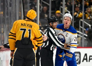 Evgeni Malkin Ejected for Slashing Sabres Defenseman Evgeni Malkin Ejected for Slashing Sabres Defenseman