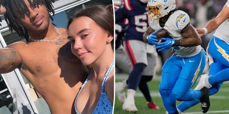 Omarion Hampton and Girlfriend Visit Beach After Chargers Playoff Loss Omarion Hampton and Girlfriend Visit Beach After Chargers Playoff Loss