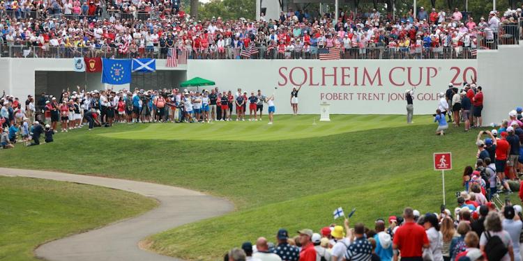 LPGA apologizes for issues with parking shuttle at Solheim Cup LPGA apologizes for issues with parking shuttle at Solheim Cup