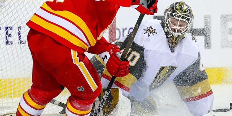 Flames Defeat Golden Knights 6–3 at Home Flames Defeat Golden Knights 6–3 at Home