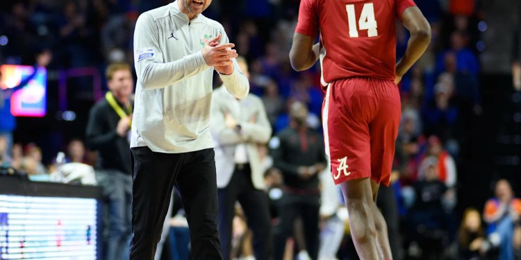 Florida Students Taunt Alabama’s Charles Bediako During Game Florida Students Taunt Alabama’s Charles Bediako During Game