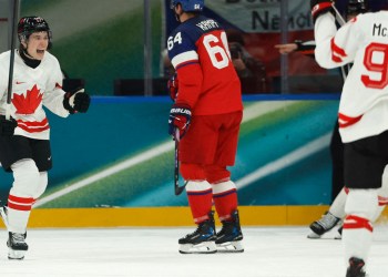 Macklin Celebrini Scores in Team Canada’s Olympic Opening Win Macklin Celebrini Scores in Team Canada’s Olympic Opening Win