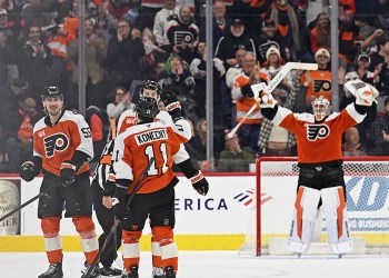 Flyers Monitor Scores, Can Secure Playoff Spot Sunday Flyers Monitor Scores, Can Secure Playoff Spot Sunday