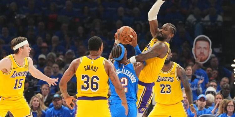 Lakers Lose Game 1 to Thunder Despite Containing SGA Lakers Lose Game 1 to Thunder Despite Containing SGA