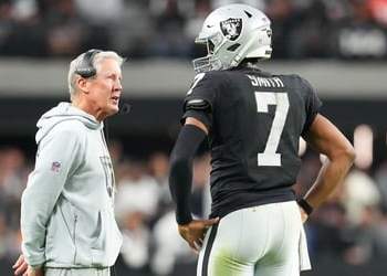 Pete Carroll expects Geno Smith to improve as Jets quarterback
Carroll takes responsibility for Smith’s performance with Raiders Pete Carroll expects Geno Smith to improve as Jets quarterback
Carroll takes responsibility for Smith’s performance with Raiders