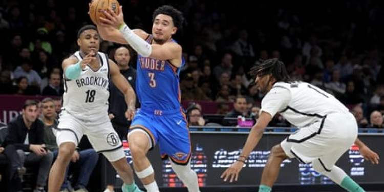 Nets record 24 first-half points in 121-92 loss to Thunder Nets record 24 first-half points in 121-92 loss to Thunder
