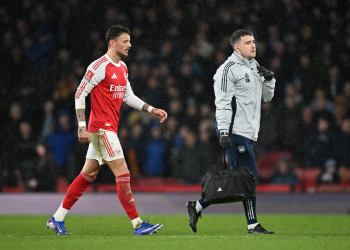 Arsenal’s Calafiori and White Injured After FA Cup Win Arsenal’s Calafiori and White Injured After FA Cup Win