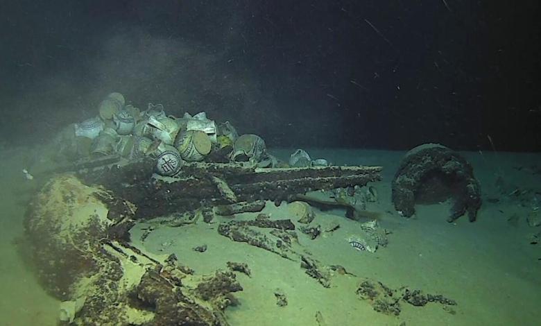 Underwater Drone stumbles on the deep french ship Underwater Drone stumbles on the deep french ship