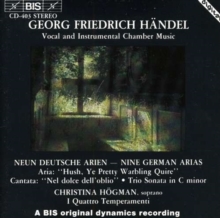 Neun Deutsche Arien = Nine German Arias