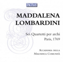 Sei Quartetti Per Archi; Paris, 1769