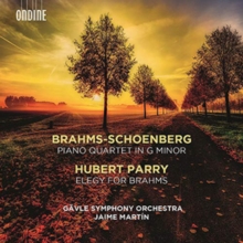 Piano Quartet In G Minor; Elegy For Brahms