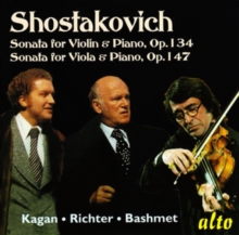 Sonata For Violin & Piano, Op.134 / Sonata For Viola & Piano, Op.147