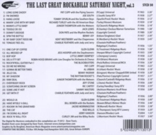 The Last Great Rockabillly Saturday Night, Vol.3