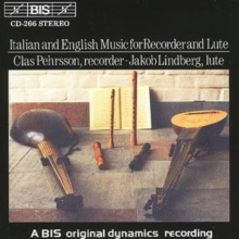 Italian And English Music For Recorder And Lute