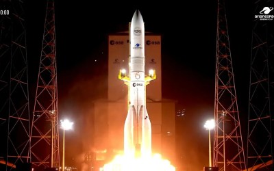 Europe's powerful Ariane 6 rocket launches 32 Amazon internet satellites to orbit Europe's powerful Ariane 6 rocket launches 32 Amazon internet satellites to orbit