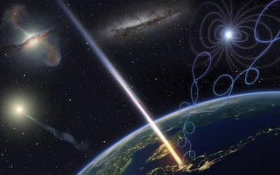 What flings mysteriously powerful particles called 'cosmic rays' at Earth? What flings mysteriously powerful particles called 'cosmic rays' at Earth?