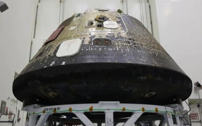 The charred hull of Artemis 2's Orion | Space photo of the day for May 8, 2026 The charred hull of Artemis 2's Orion | Space photo of the day for May 8, 2026