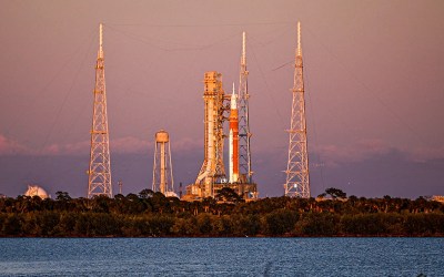 Artemis rocket heads back to its hangar for repairs as moonshot put on hold Artemis rocket heads back to its hangar for repairs as moonshot put on hold