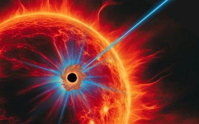 Black holes slamming into scorching stars may be causing mysterious blue flashes in the cosmos Black holes slamming into scorching stars may be causing mysterious blue flashes in the cosmos