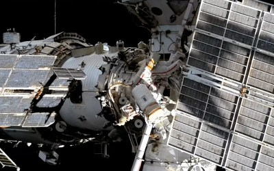 Russian cosmonauts install sun-watching telescope on ISS during 6-hour spacewalk Russian cosmonauts install sun-watching telescope on ISS during 6-hour spacewalk