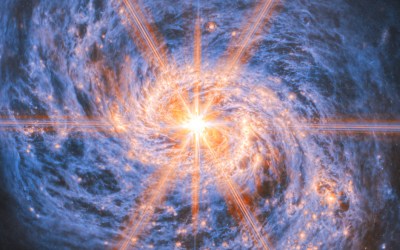 Spiral galaxy's brilliant heart shines bright in a new picture from NASA's Webb telescope Spiral galaxy's brilliant heart shines bright in a new picture from NASA's Webb telescope