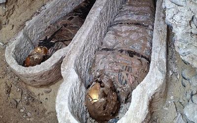 Egyptian mummy unearthed with literary text on abdomen in first ever find Egyptian mummy unearthed with literary text on abdomen in first ever find