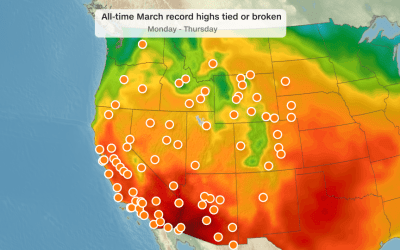 The US likely set an all-time heat record for March. Yes, it’s climate change The US likely set an all-time heat record for March. Yes, it’s climate change