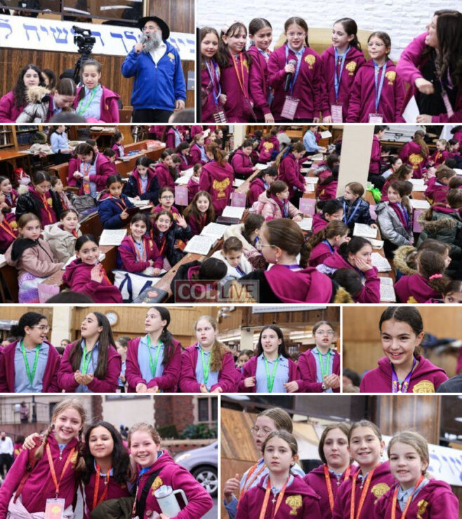 Girls Chidon Trip Kicked Off With Davening at 770 Girls Chidon Trip Kicked Off With Davening at 770
