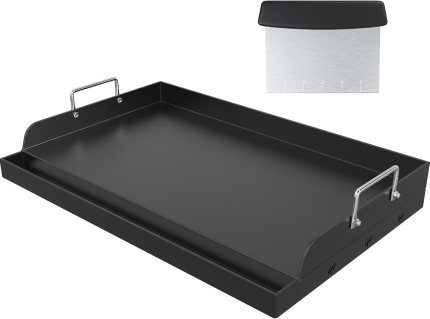 23"×16" Nonstick Universal Griddle for Gas Grill, Muti-Purpose Cooking Cast Iron Griddle with Grease Groove, Pre-Seasoned Flat Top Plate Insert for Camping, Tailgating, Parties 23"×16" Nonstick Universal Griddle for Gas Grill, Muti-Purpose Cooking Cast Iron Griddle with Grease Groove, Pre-Seasoned Flat Top Plate Insert for Camping, Tailgating, Parties