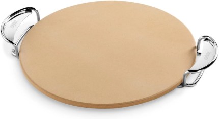 Weber Gourmet BBQ System Pizza Stone with Carry Rack,16.7″ Long Weber Gourmet BBQ System Pizza Stone with Carry Rack,16.7″ Long