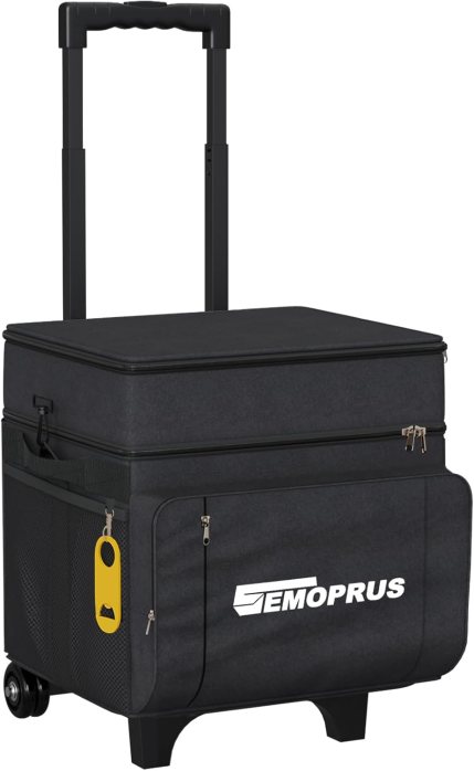 Cooler with Wheels and Handle, Portable Rolling Cooler, 50 Cans/29L Collapsible Cooler, Insulated Waterproof, Soft Cooler on Wheels for Beach, Camping, Traveling, Picnic, Outdoor Activities Cooler with Wheels and Handle, Portable Rolling Cooler, 50 Cans/29L Collapsible Cooler, Insulated Waterproof, Soft Cooler on Wheels for Beach, Camping, Traveling, Picnic, Outdoor Activities
