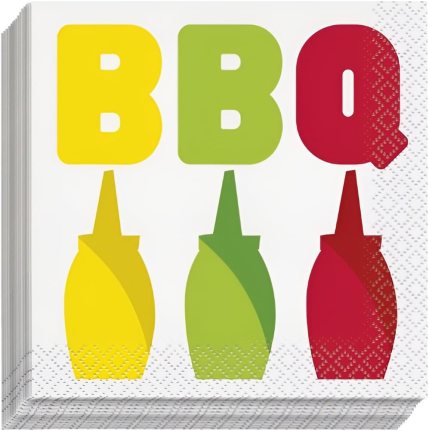 Unique Multicolor BBQ Paper Beverage Napkins (Pack of 16) – Classic Design, Perfect Party Supplies For Outdoor Cooking, Parties & Events Unique Multicolor BBQ Paper Beverage Napkins (Pack of 16) – Classic Design, Perfect Party Supplies For Outdoor Cooking, Parties & Events