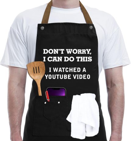 REHAVE Funny Gift for Men, Women, Dad, Father’s Day Gifts from Daughter Son, Anniversaries Gift for Husband, Boyfriend, Brother, Uncle, Unique Birthday Grilling Gifts for men – BBQ Cooking Chef Apron REHAVE Funny Gift for Men, Women, Dad, Father’s Day Gifts from Daughter Son, Anniversaries Gift for Husband, Boyfriend, Brother, Uncle, Unique Birthday Grilling Gifts for men – BBQ Cooking Chef Apron