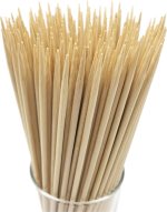 HOPELF 12″ Natural Bamboo Skewers for BBQ,Appetiser,Fruit,Cocktail,Kabob,Chocolate Fountain,Grilling,Barbecue,Kitchen,Crafting and Party. Φ=4mm, More Size Choices 6″/8″/10″/14″/16″/30″(100 PCS) HOPELF 12″ Natural Bamboo Skewers for BBQ,Appetiser,Fruit,Cocktail,Kabob,Chocolate Fountain,Grilling,Barbecue,Kitchen,Crafting and Party. Φ=4mm, More Size Choices 6″/8″/10″/14″/16″/30″(100 PCS)