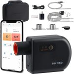 Wi-Fi & Bluetooth BBQ Smoker Temperature Controller with Automatic Smoker Fan, INKBIRD ISC-027BW Grill Thermometer with 4 Probes for Big Green Egg, Kamado Joe, Primo, Vision Grill, Akorn Kamado, Weber Wi-Fi & Bluetooth BBQ Smoker Temperature Controller with Automatic Smoker Fan, INKBIRD ISC-027BW Grill Thermometer with 4 Probes for Big Green Egg, Kamado Joe, Primo, Vision Grill, Akorn Kamado, Weber