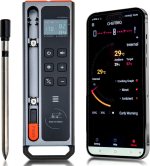 WiFi and Bluetooth Meat Thermometer Digital Wireless – Long Range Connection with Built-in Temperature Display, Meats Probe, Bluetooth Digital Wireless Meat Thermometer for Grilling, Smoking, Cooking WiFi and Bluetooth Meat Thermometer Digital Wireless – Long Range Connection with Built-in Temperature Display, Meats Probe, Bluetooth Digital Wireless Meat Thermometer for Grilling, Smoking, Cooking